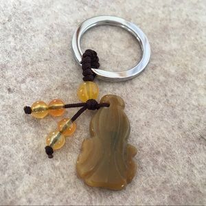 ❌ SOLD ❌ Unique Oriental stone key chain